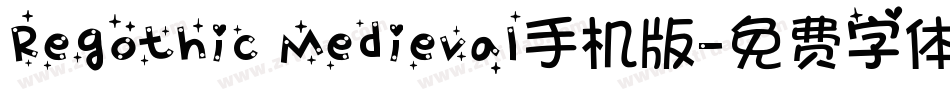 Regothic Medieval手机版字体转换